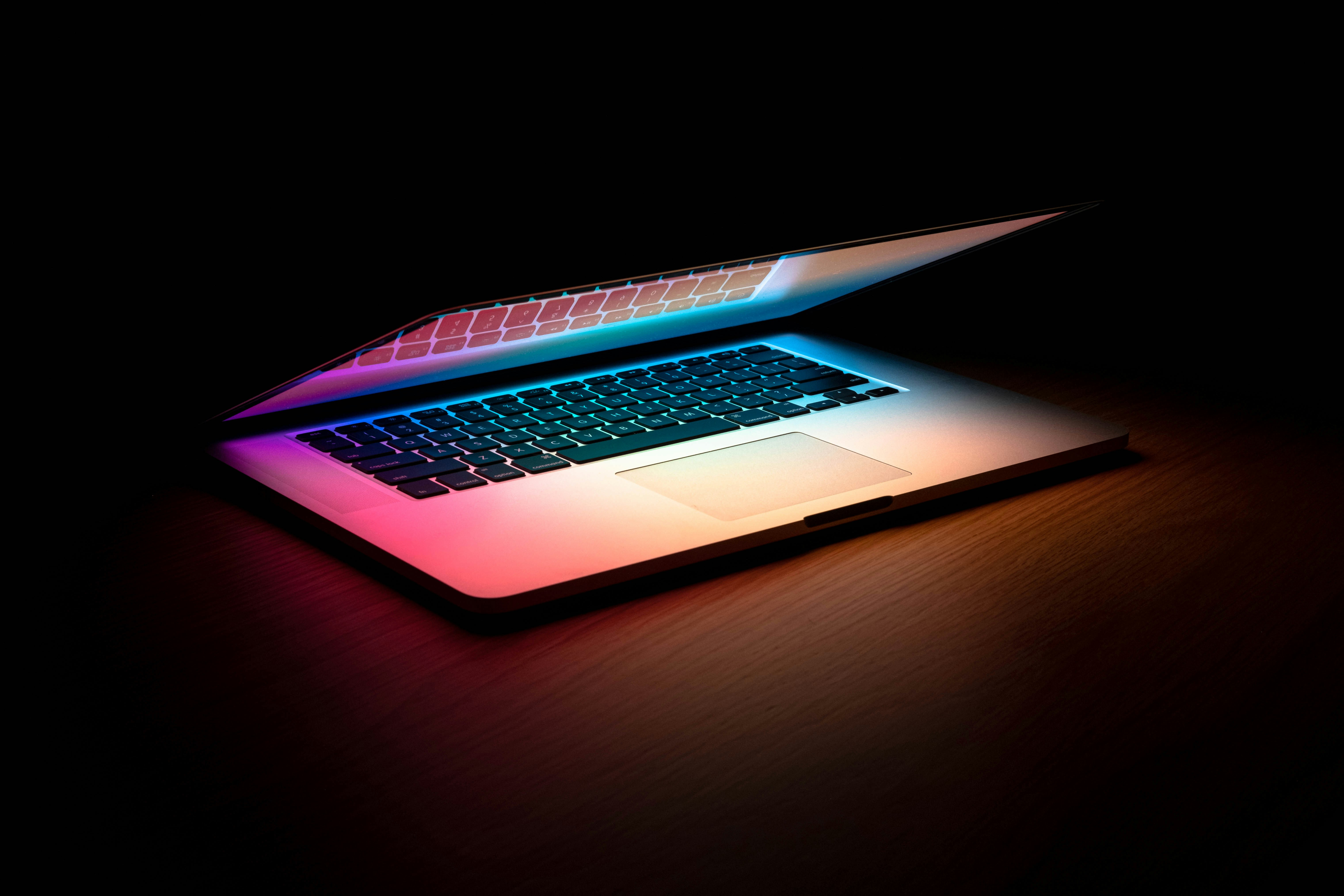 Laptop with code on screen